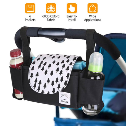 6-Pockets Baby Trolley Bag with Cup Holder - A-1 Thread Vault