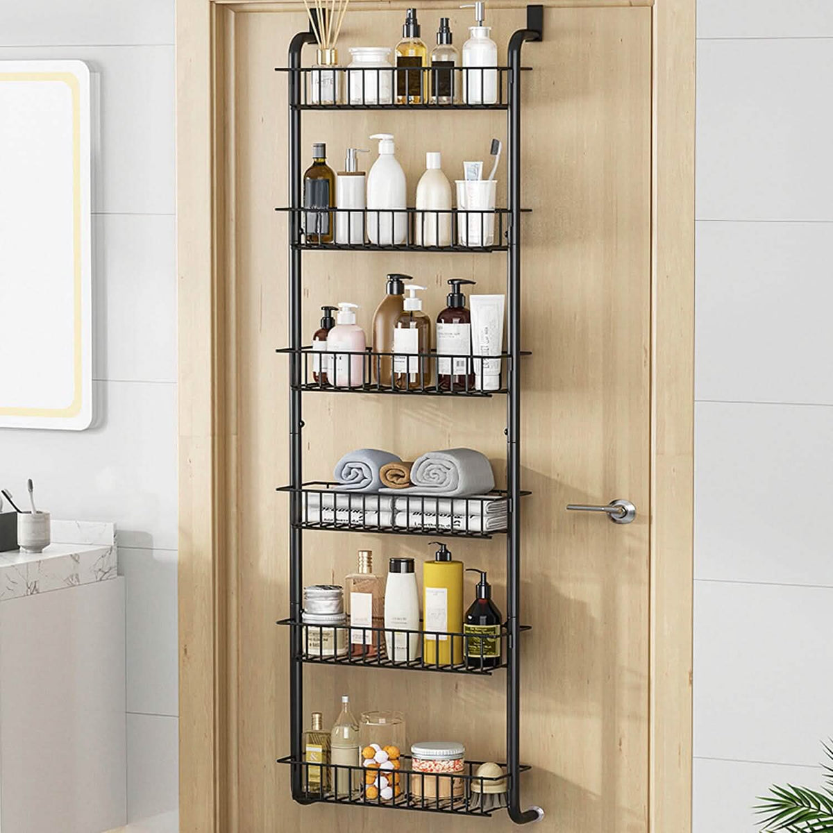 6-Tier Over Door Pantry Organizer - A-1 Thread Vault
