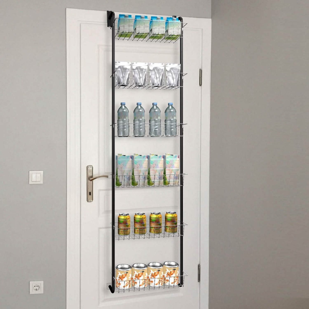 6-Tier Over Door Pantry Organizer - A-1 Thread Vault