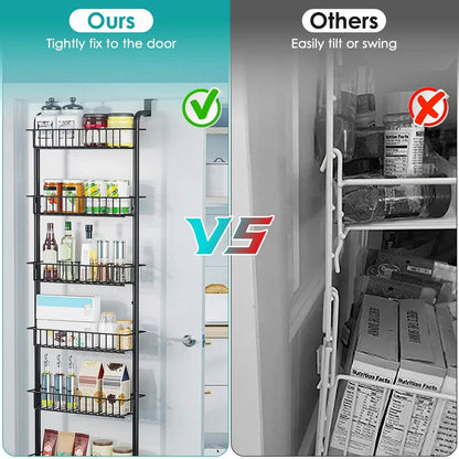 6-Tier Over Door Pantry Organizer - A-1 Thread Vault
