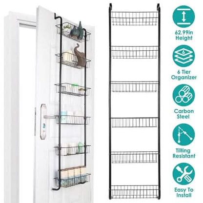 6-Tier Over Door Pantry Organizer - A-1 Thread Vault