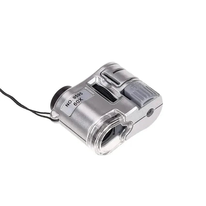 60X Handheld Magnifying Glass Mini Pocket Microscope - A-1 Thread Vault