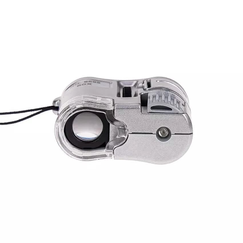 60X Handheld Magnifying Glass Mini Pocket Microscope - A-1 Thread Vault