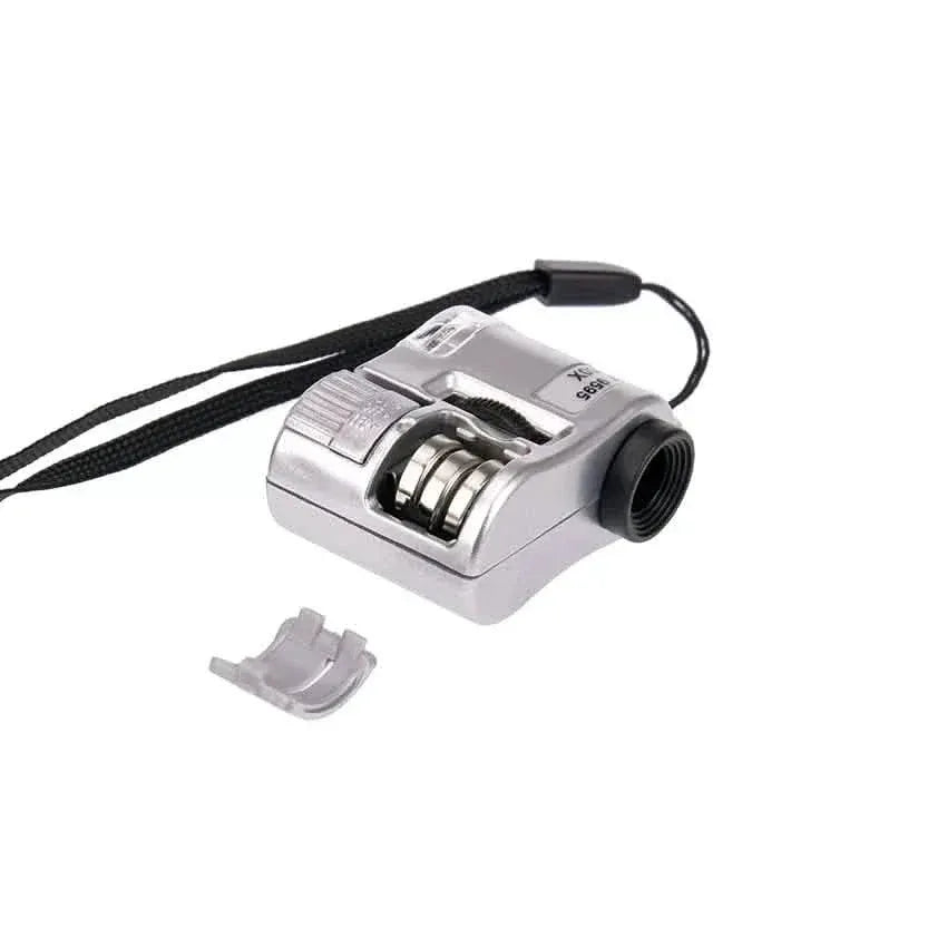 60X Handheld Magnifying Glass Mini Pocket Microscope - A-1 Thread Vault