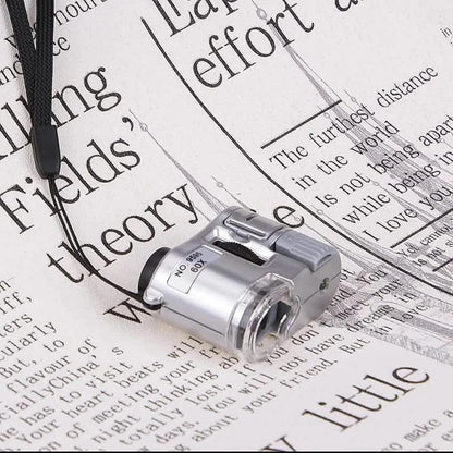 60X Handheld Magnifying Glass Mini Pocket Microscope - A-1 Thread Vault