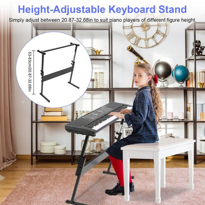 61 Keys Digital Music Keyboard Electronic Piano - A-1 Thread Vault