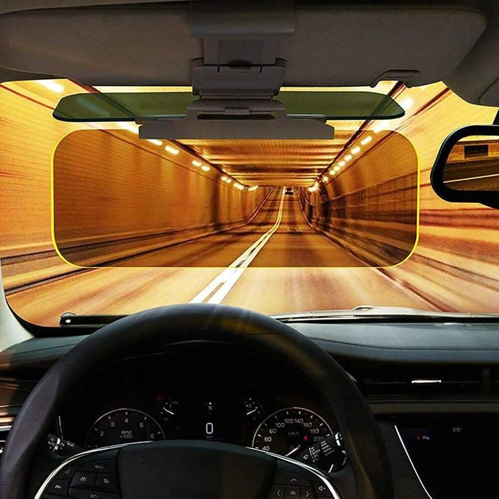 Dual-Use Car Sun Visor – Polarized Day & Night Anti-Glare, UV Resistant - A-1 Thread Vault