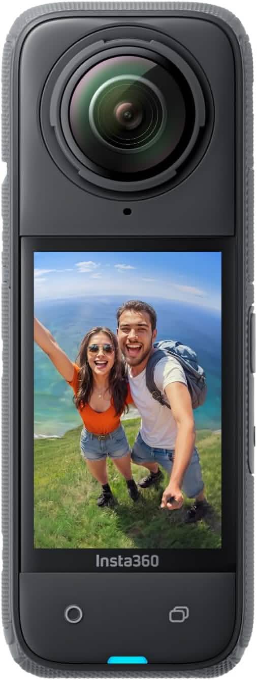 Insta360 X4 - Standard Bundle with Invisible Selfie Stick, 8K Waterproof 360 Action Camera, 4K Wide-Angle Video, Soft Pouch - Open Box - A-1 Thread Vault