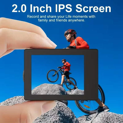 Ultra HD 1080P Action Camera – 140° Wide Angle, Fisheye Lens, LCD Display - A-1 Thread Vault