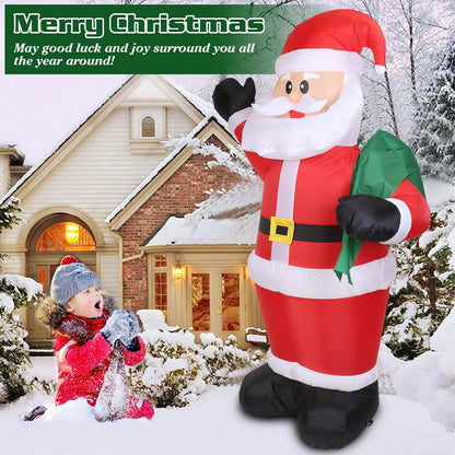 6.4ft Inflatable Christmas Giant Santa Claus - A-1 Thread Vault