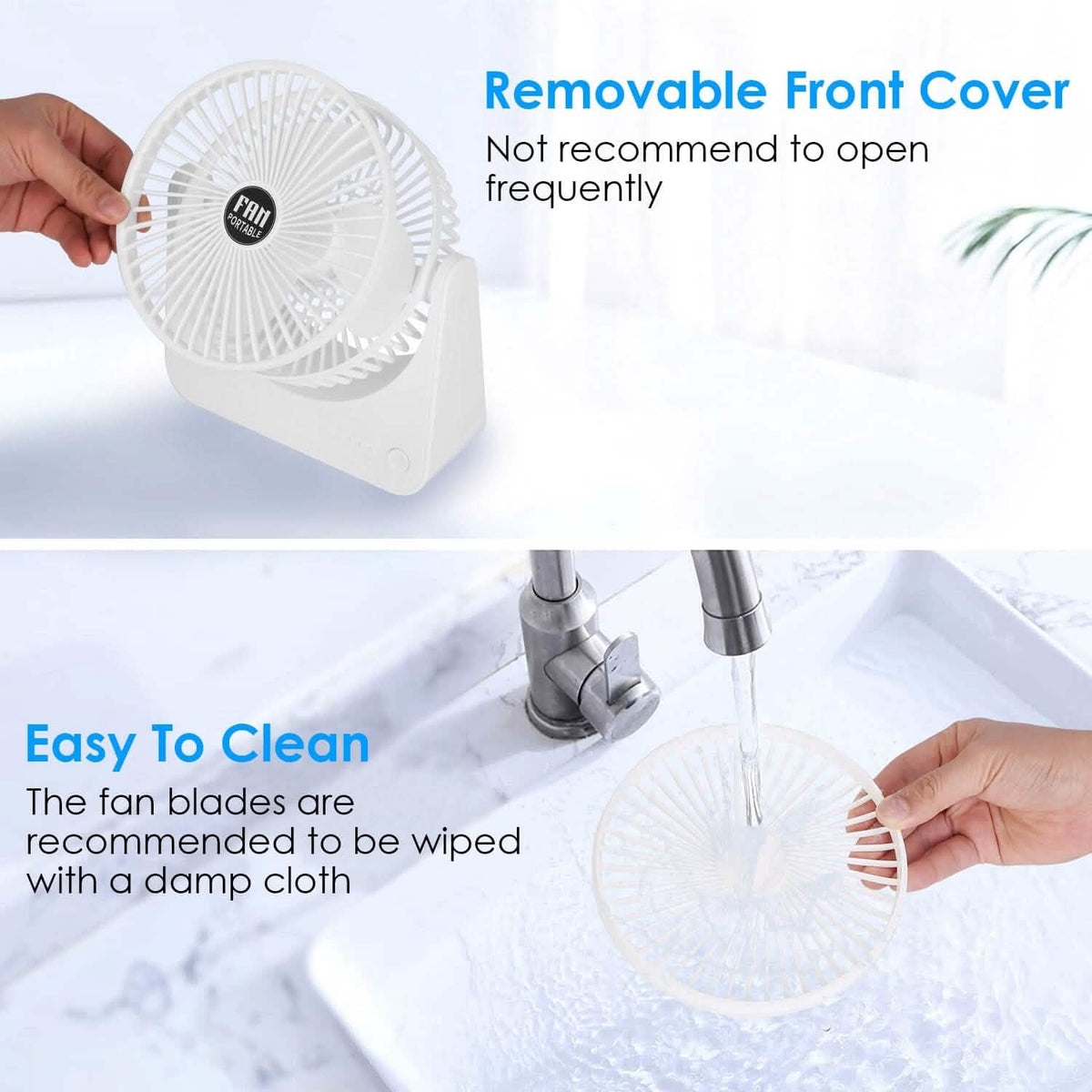 6.5" Desk Fan USB Powered 3 Speeds - A-1 Thread Vault