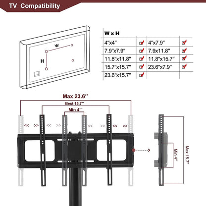 65-Inch Universal TV Stand - A-1 Thread Vault