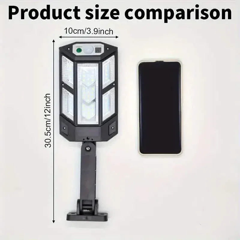 6500K Bright LED Solar Wall Light 3 Lighting Mode Light - A-1 Thread Vault