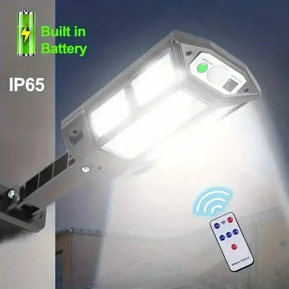 6500K Bright LED Solar Wall Light 3 Lighting Mode Light - A-1 Thread Vault