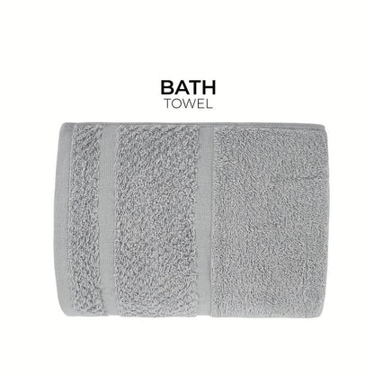 Gray Cotton Bath Towel Set (10–32 pcs) - A-1 Thread Vault