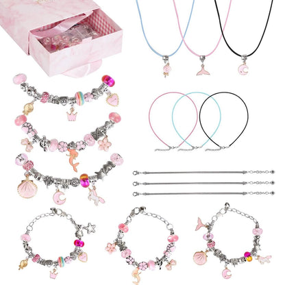 66-Pieces: Charm Bracelet Making Kit - A-1 Thread Vault