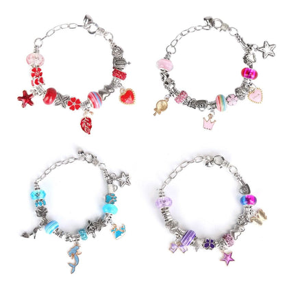 66-Pieces: Charm Bracelet Making Kit - A-1 Thread Vault