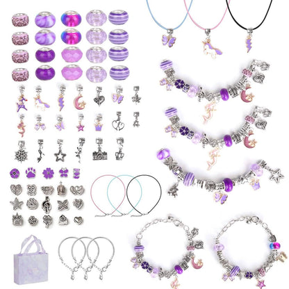 66-Pieces: Charm Bracelet Making Kit - A-1 Thread Vault