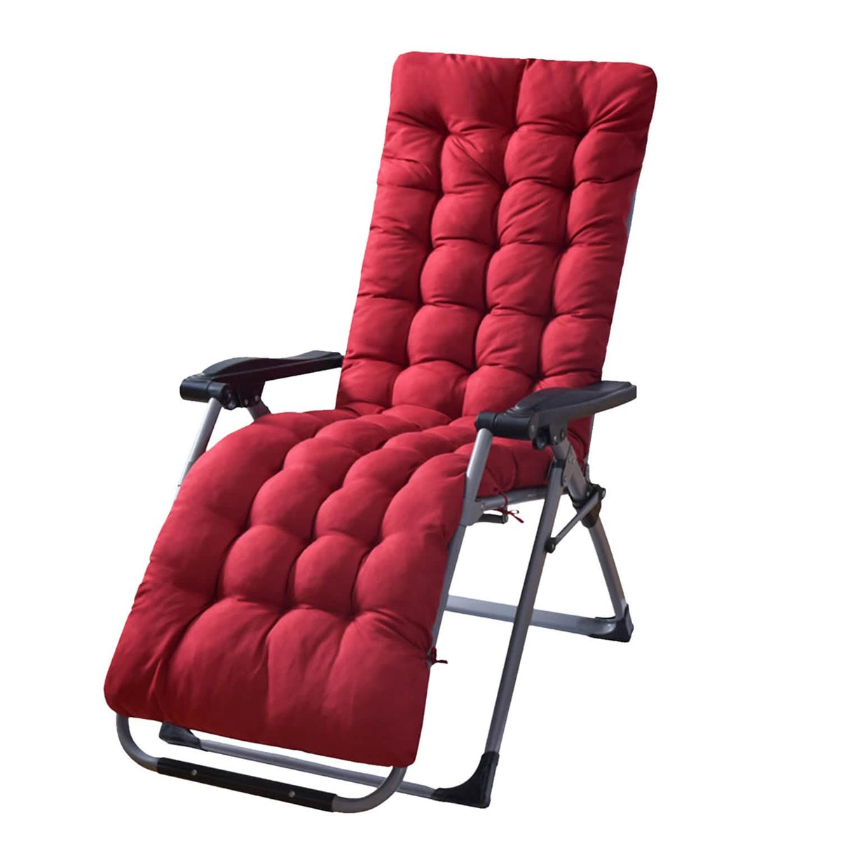 67x22in Chaise Lounger Cushion Recliner Rocking Chair Sofa - A-1 Thread Vault