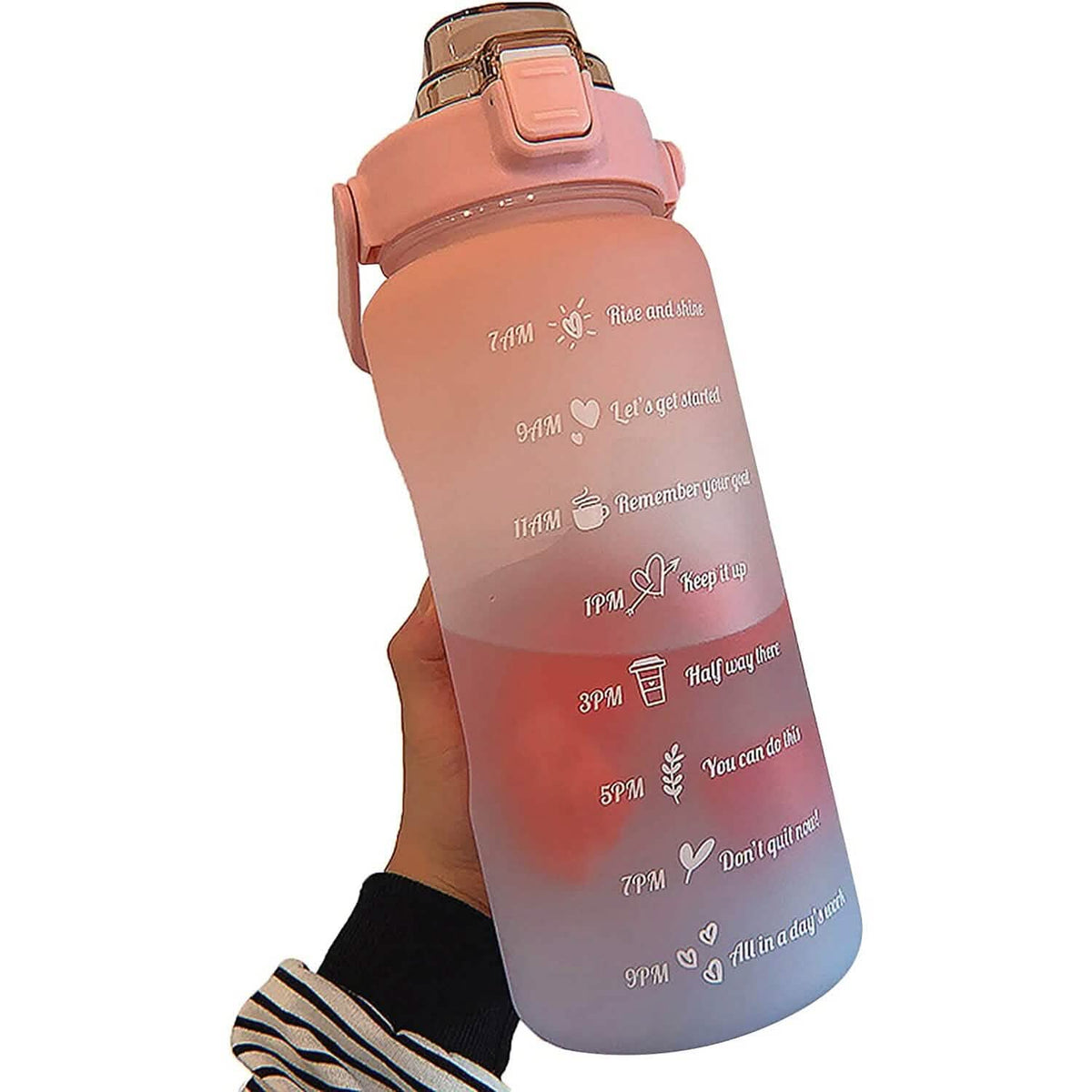 68 Oz Water Bottle with Time Marker - A-1 Thread Vault
