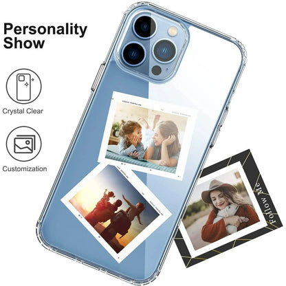 Entronix Case Compatible with iPhone 13 Pro Max - [Hard Back] Slim Clear - A-1 Thread Vault