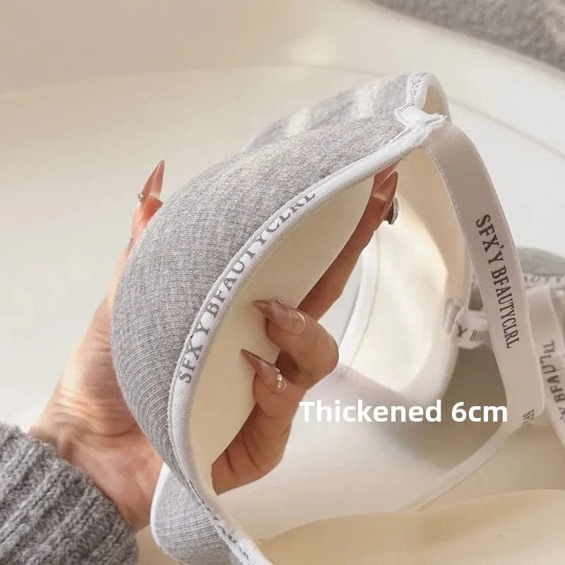 6cm Thickened Push-Up Bra for Small Chest Wireless No Steel Ring Anti-Slip Pads Seamless Invisible Adjustable Straps - A-1 Thread Vault