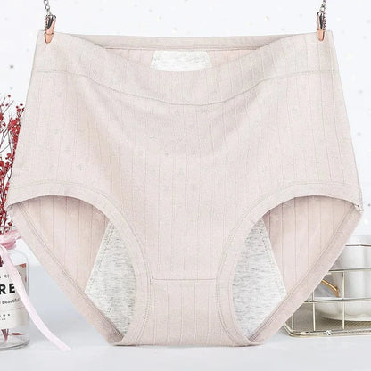6XL Leak-Proof Menstrual Briefs For Women Cotton Panties Lingerie Physiological Underpants Period Underwear Female Intimates - A-1 Thread Vault
