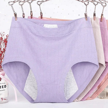 6XL Leak-Proof Menstrual Briefs For Women Cotton Panties Lingerie Physiological Underpants Period Underwear Female Intimates - A-1 Thread Vault