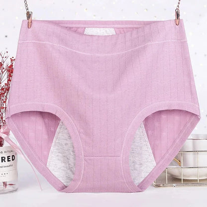 6XL Leak-Proof Menstrual Briefs For Women Cotton Panties Lingerie Physiological Underpants Period Underwear Female Intimates - A-1 Thread Vault