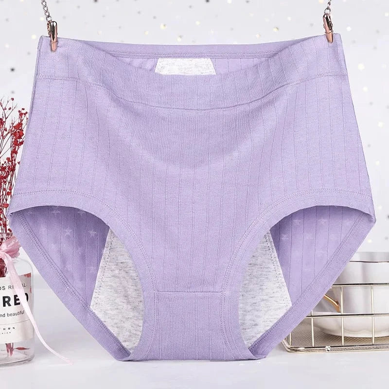 6XL Leak-Proof Menstrual Briefs For Women Cotton Panties Lingerie Physiological Underpants Period Underwear Female Intimates - A-1 Thread Vault