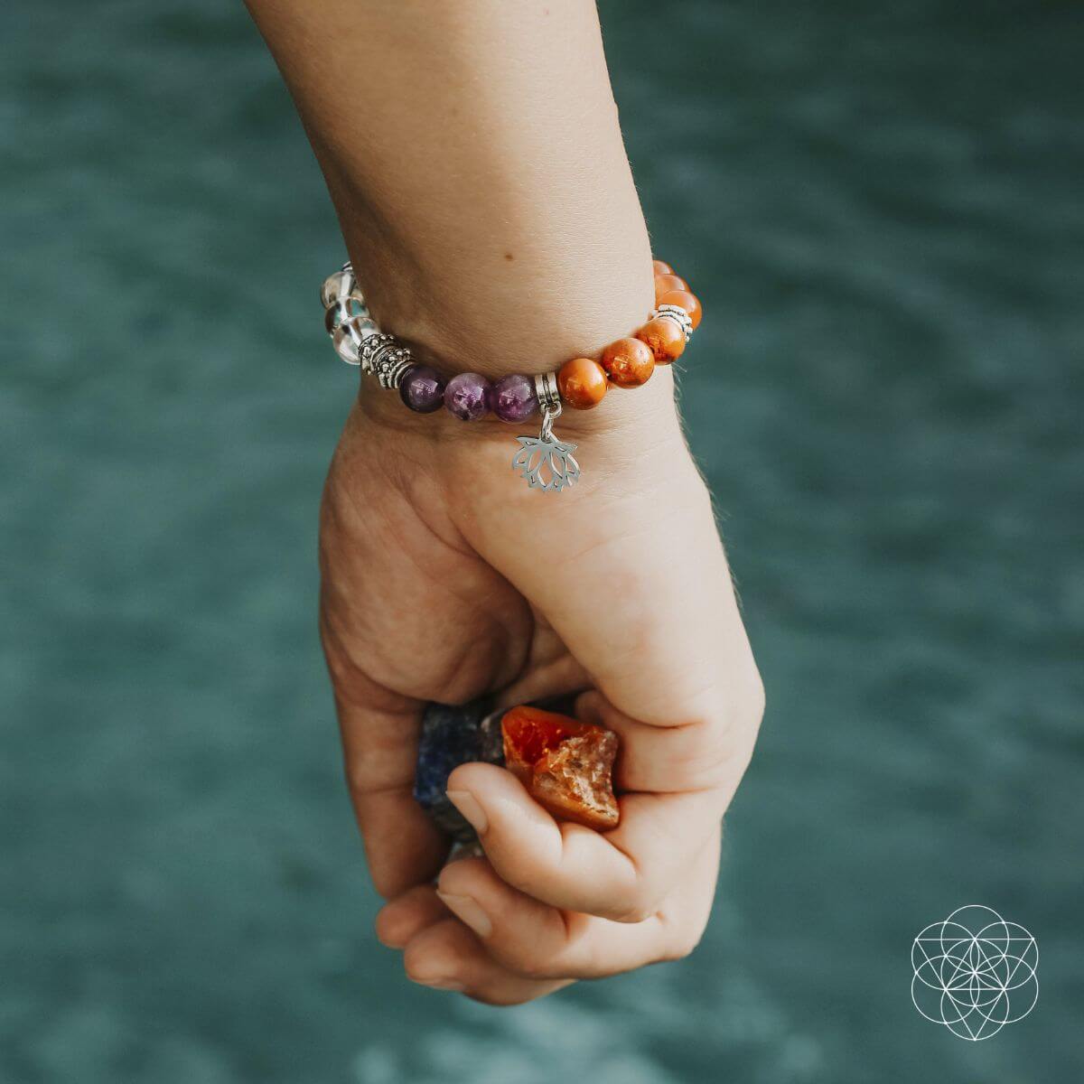7 Chakra Bracelet and Stones Set - A-1 Thread Vault