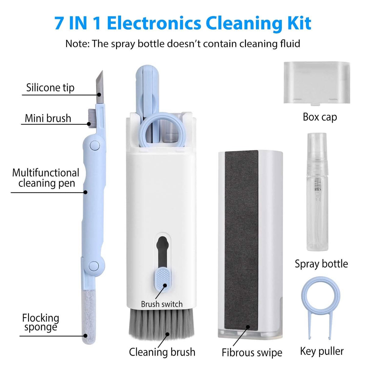 7-in-1 Laptop Keyboard Dust Cleaner Brush - A-1 Thread Vault