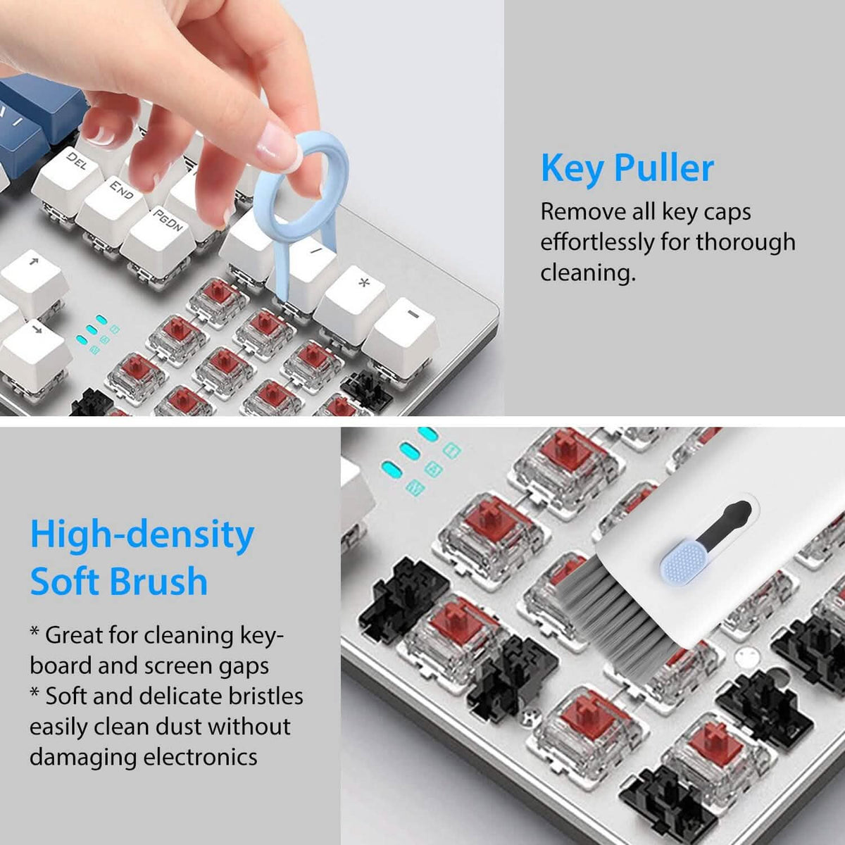 7-in-1 Laptop Keyboard Dust Cleaner Brush - A-1 Thread Vault