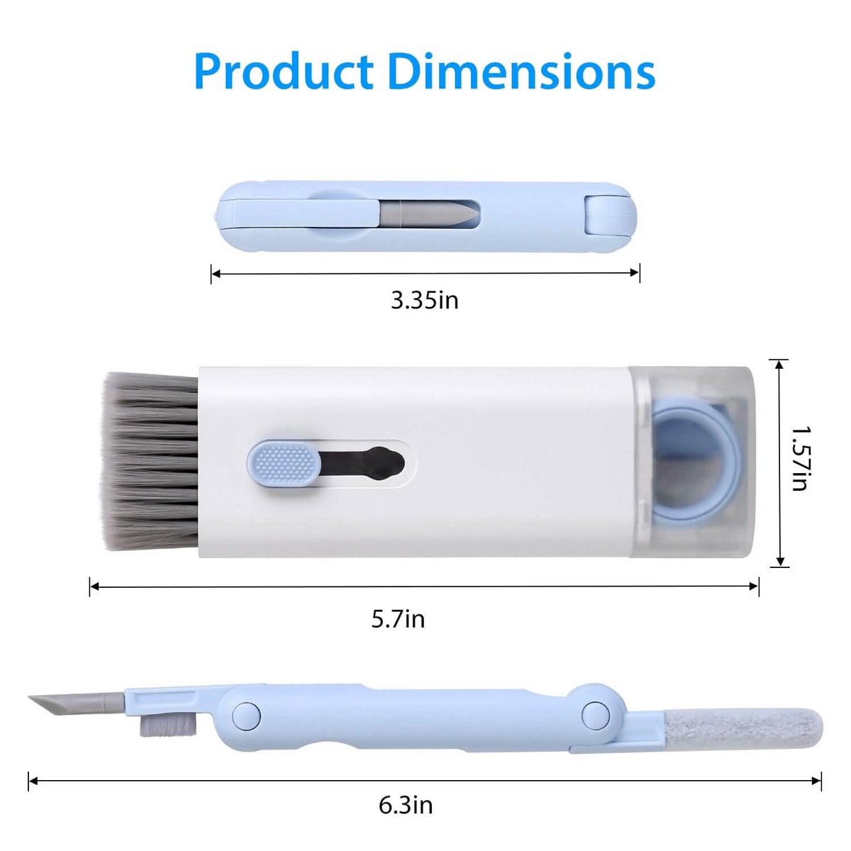 7-in-1 Laptop Keyboard Dust Cleaner Brush - A-1 Thread Vault