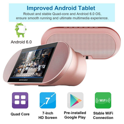 7-Inch Touch Screen Android Tablet PC with Wireless Speaker - A-1 Thread Vault