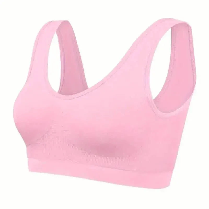 7-Pack: Solid Seamless Bra, Comfy Breathable Sporty Bra for Women's Lingerie & Underwear - A-1 Thread Vault