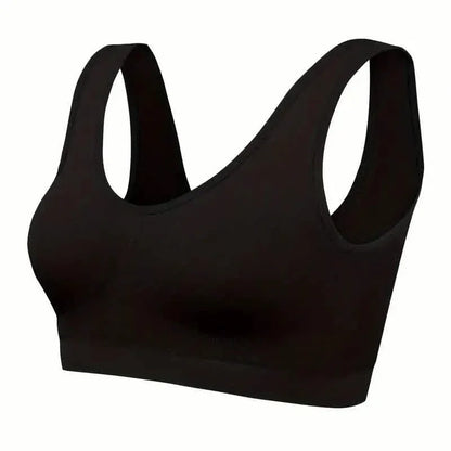 7-Pack: Solid Seamless Bra, Comfy Breathable Sporty Bra for Women's Lingerie & Underwear - A-1 Thread Vault