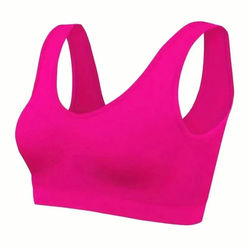 7-Pack: Solid Seamless Bra, Comfy Breathable Sporty Bra for Women's Lingerie & Underwear - A-1 Thread Vault