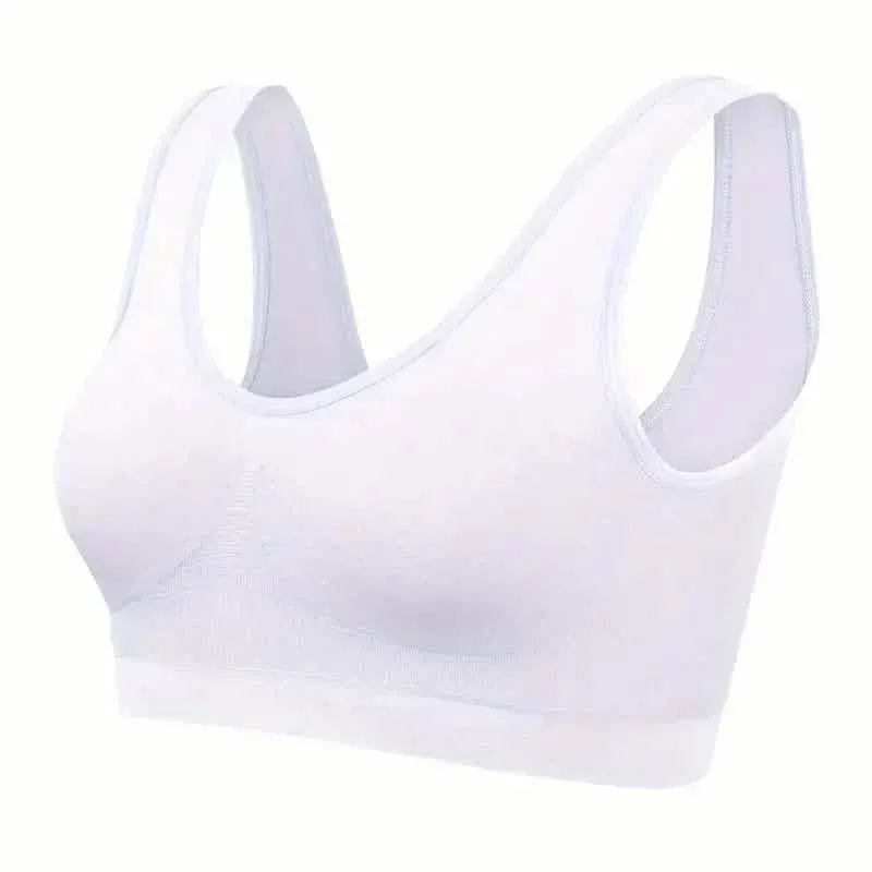 7-Pack: Solid Seamless Bra, Comfy Breathable Sporty Bra for Women's Lingerie & Underwear - A-1 Thread Vault