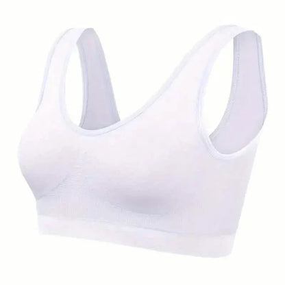 7-Pack: Solid Seamless Bra, Comfy Breathable Sporty Bra for Women's Lingerie & Underwear - A-1 Thread Vault