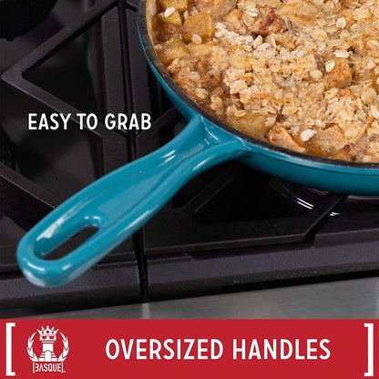 7-Piece: Basque Enameled Cast Iron Cookware Set - A-1 Thread Vault