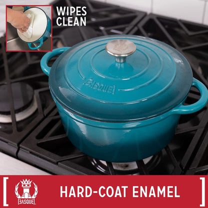 7-Piece Set: Basque Enameled Cast Iron Cookware Set - A-1 Thread Vault