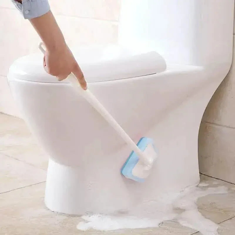 7-Piece Set: Detachable Cleaning Brush with 7 Sponges for Bathtub, Tile, Floor & Window - A-1 Thread Vault