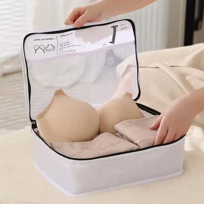 7-Piece: Travel Packaging Cube Bags - A-1 Thread Vault