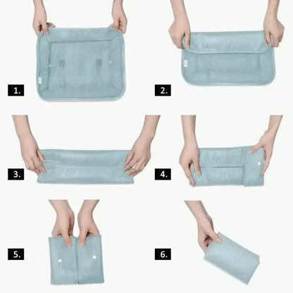 7-Pieces: Travel Luggage Packing Organizers Set - A-1 Thread Vault