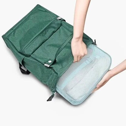 7-Pieces: Travel Luggage Packing Organizers Set - A-1 Thread Vault