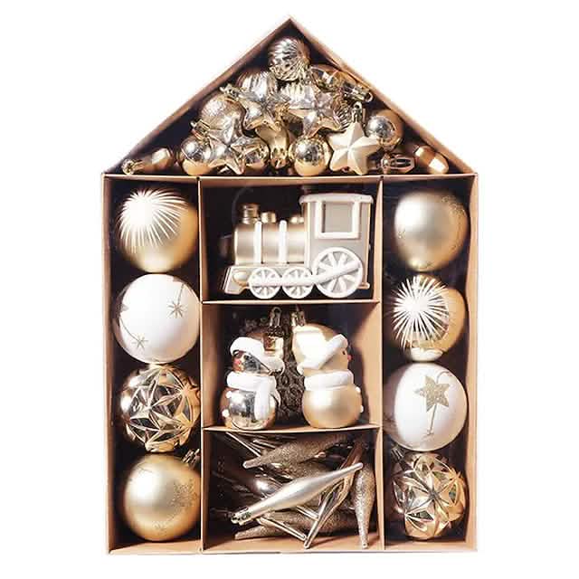 70-Pieces Set: Christmas Tree Decorations Christmas Ball - A-1 Thread Vault