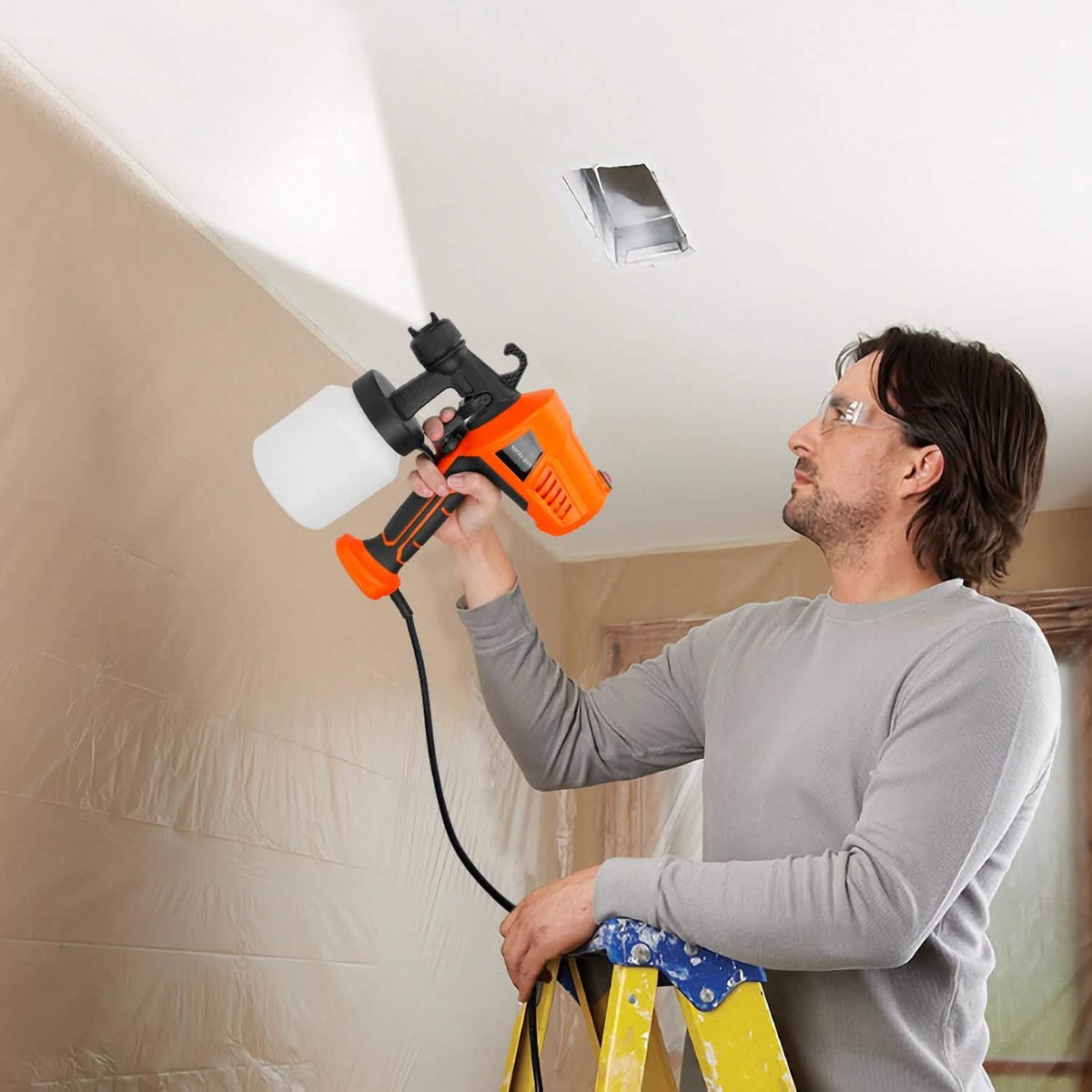 700W Electric Paint Sprayer Handheld HVLP Spray Painter - A-1 Thread Vault