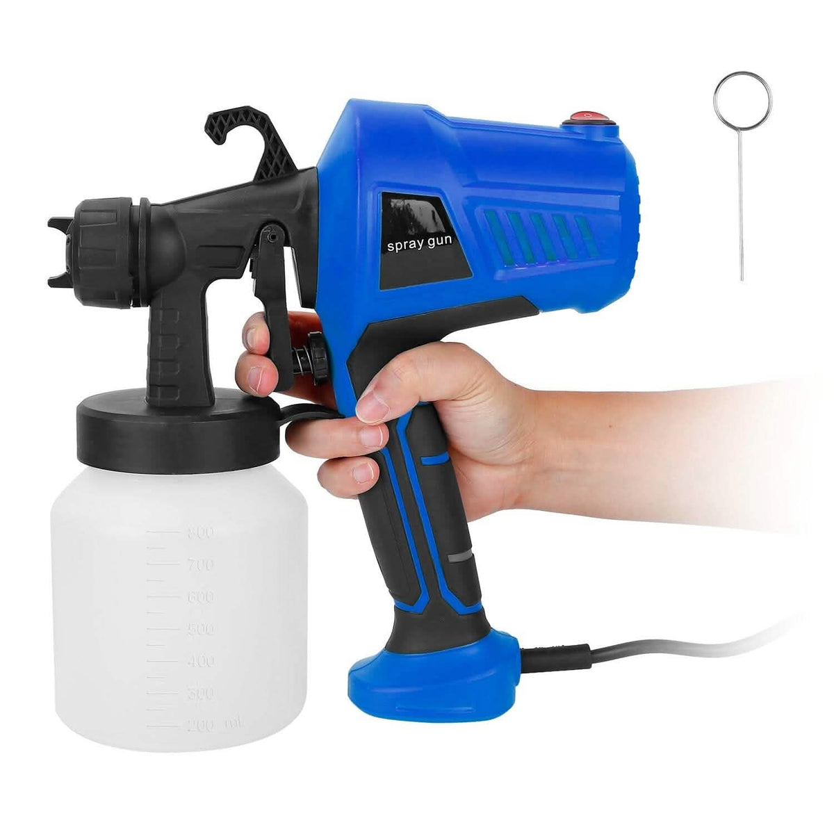 700W Electric Paint Sprayer Handheld with 3 Spray Patterns 800ml - A-1 Thread Vault