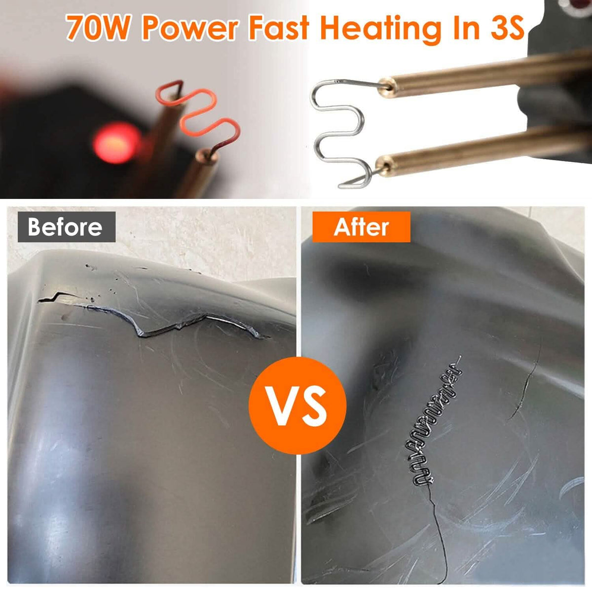 70W Plastic Welder Car Bumper Repair Kit - A-1 Thread Vault